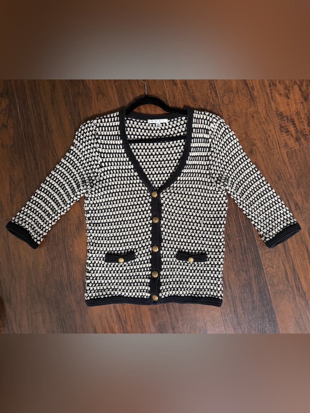 Vintage Style Cotton Cardigan